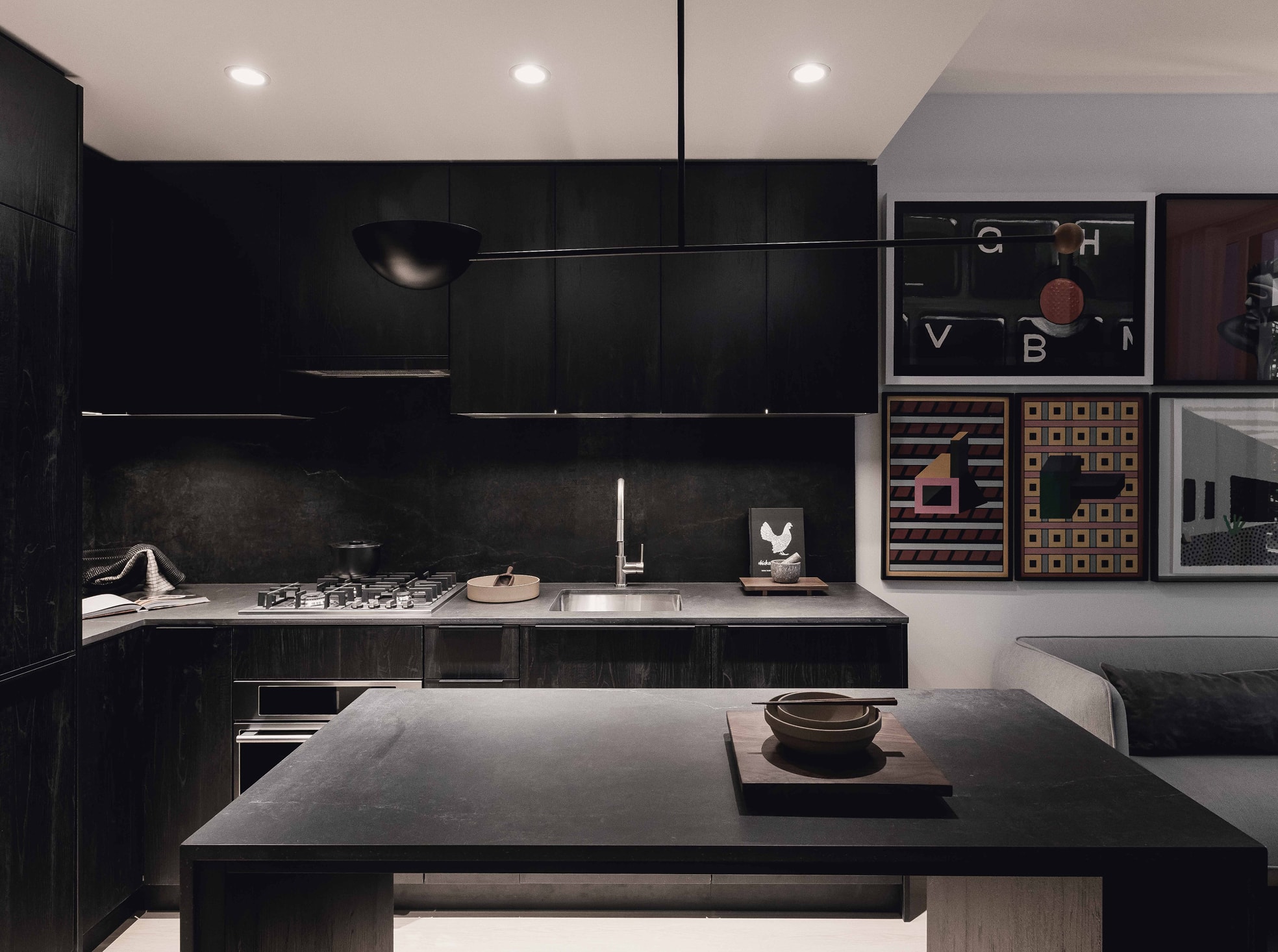 Kitchen Display, One Bedroom
